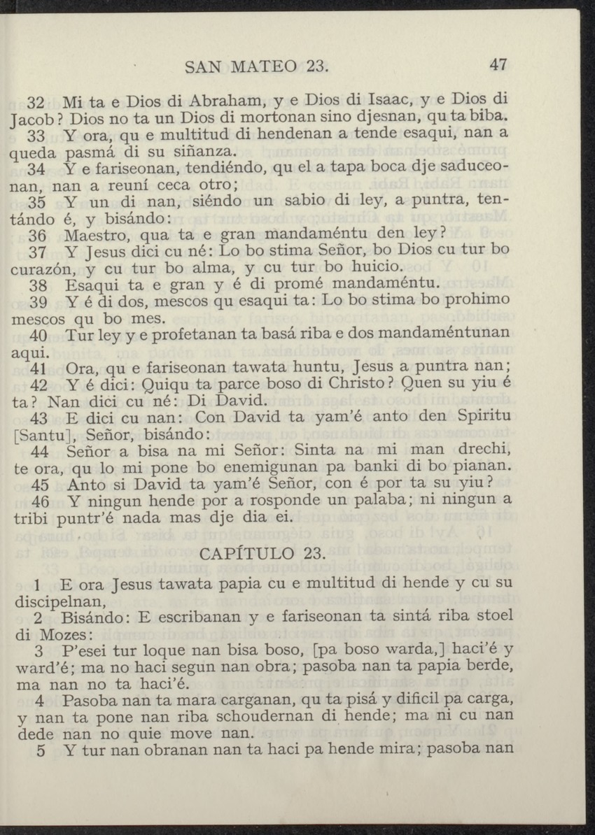 Evangelio di nos señor Jesu-Christo segun San Mateo - 