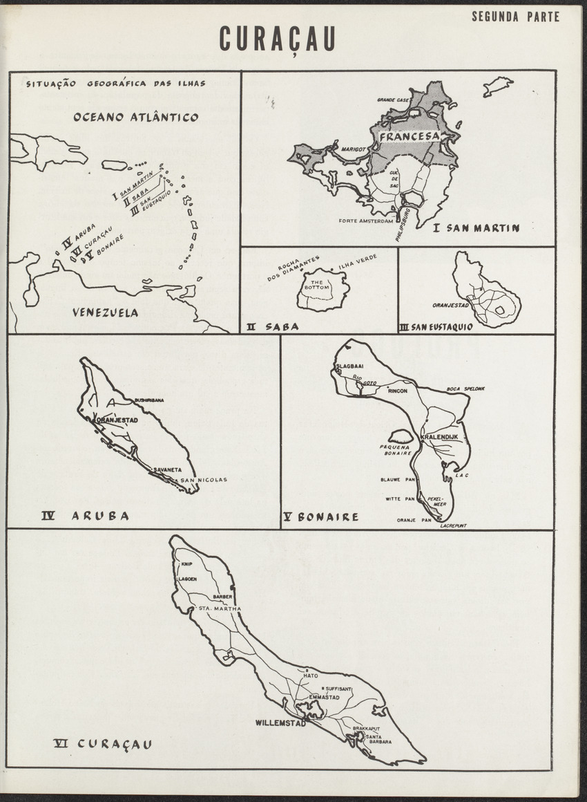 A Guiana e Curaçau - 