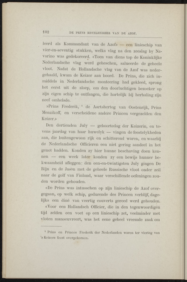 Willem Frederik Hendrik, Prins der Nederlanden - 