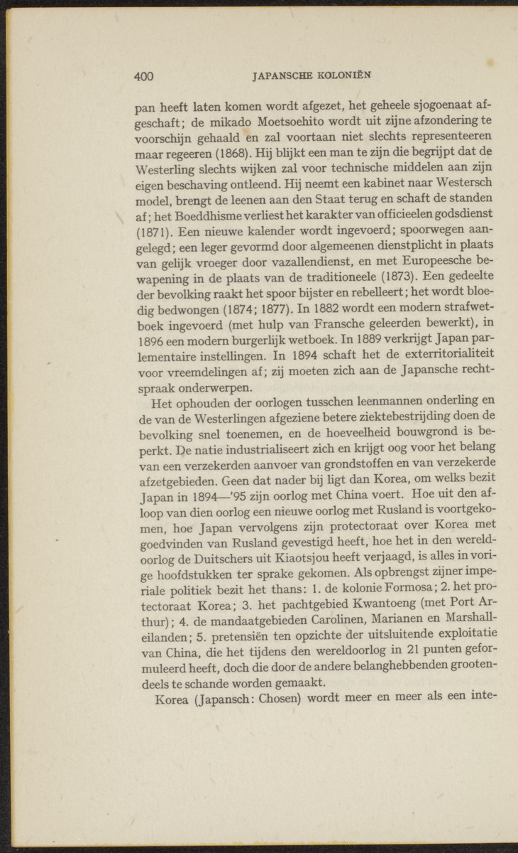 Koloniale geschiedenis - 