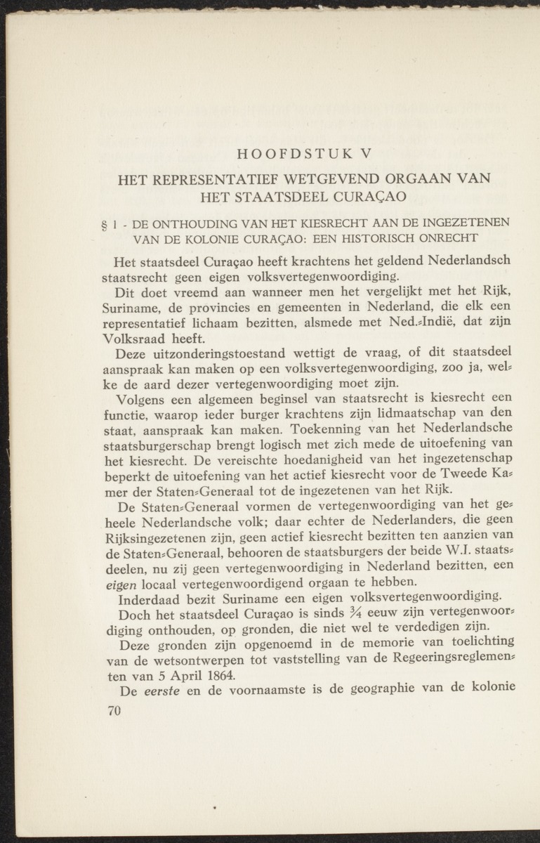Het wetgevend orgaan van Curaçao - 