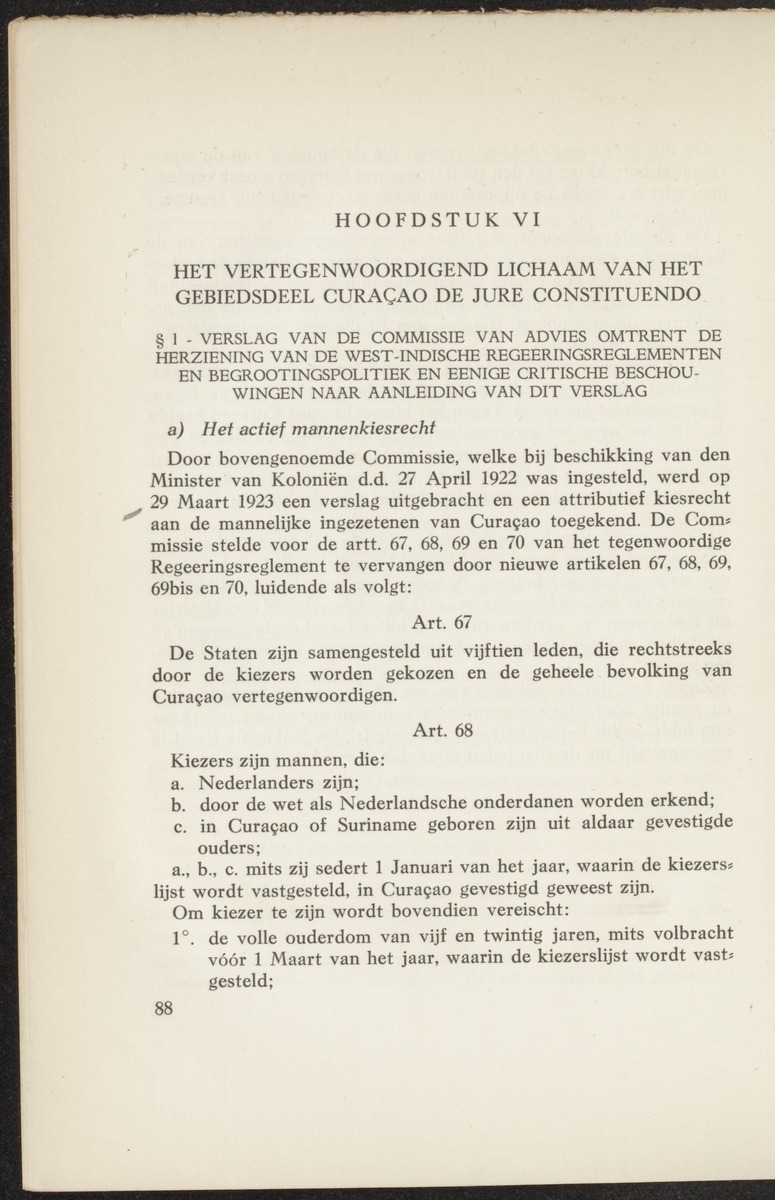 Het wetgevend orgaan van Curaçao - 