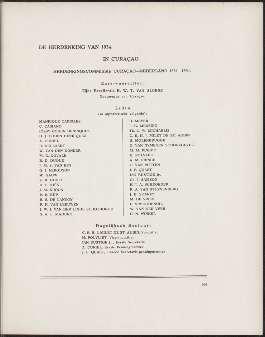 Gedenkboek Nederland-Curaçao 1634-1934 - 