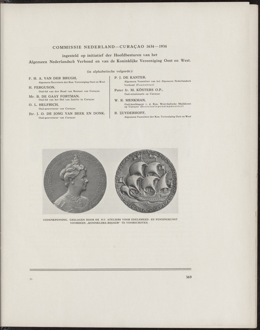 Gedenkboek Nederland-Curaçao 1634-1934 - 