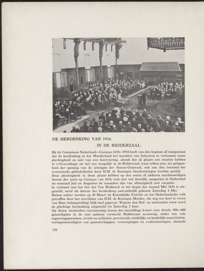 Gedenkboek Nederland-Curaçao 1634-1934 - 