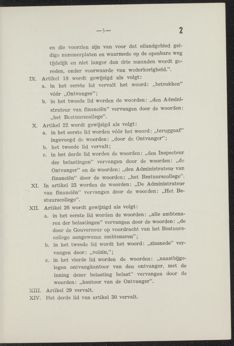 Afkondigingsblad Aruba - 