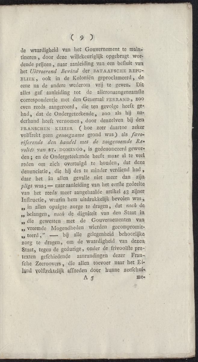 Memorie aan Zijne Koninklijke Hoogheid den souverainen vorst der Vereenigde Nederlanden, - 