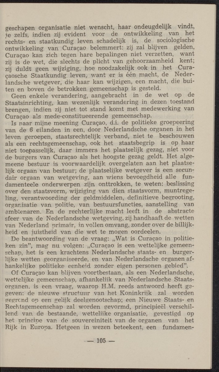Curaca̧o in het Koninkrijk - 