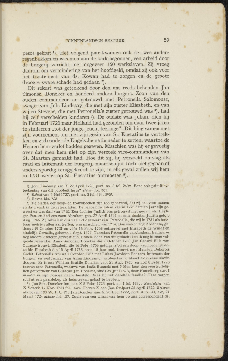 Geschiedenis van de Nederlandsche Bovenwindsche eilanden in de 18de eeuw - 