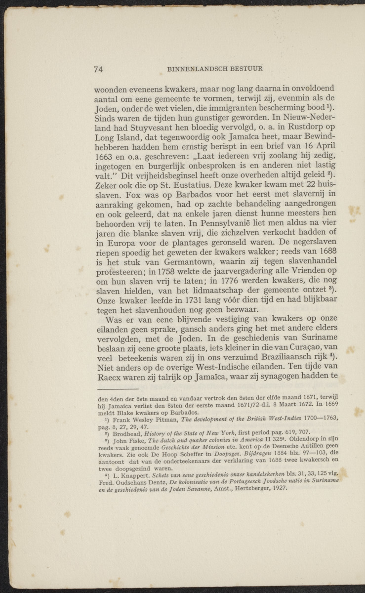 Geschiedenis van de Nederlandsche Bovenwindsche eilanden in de 18de eeuw - 