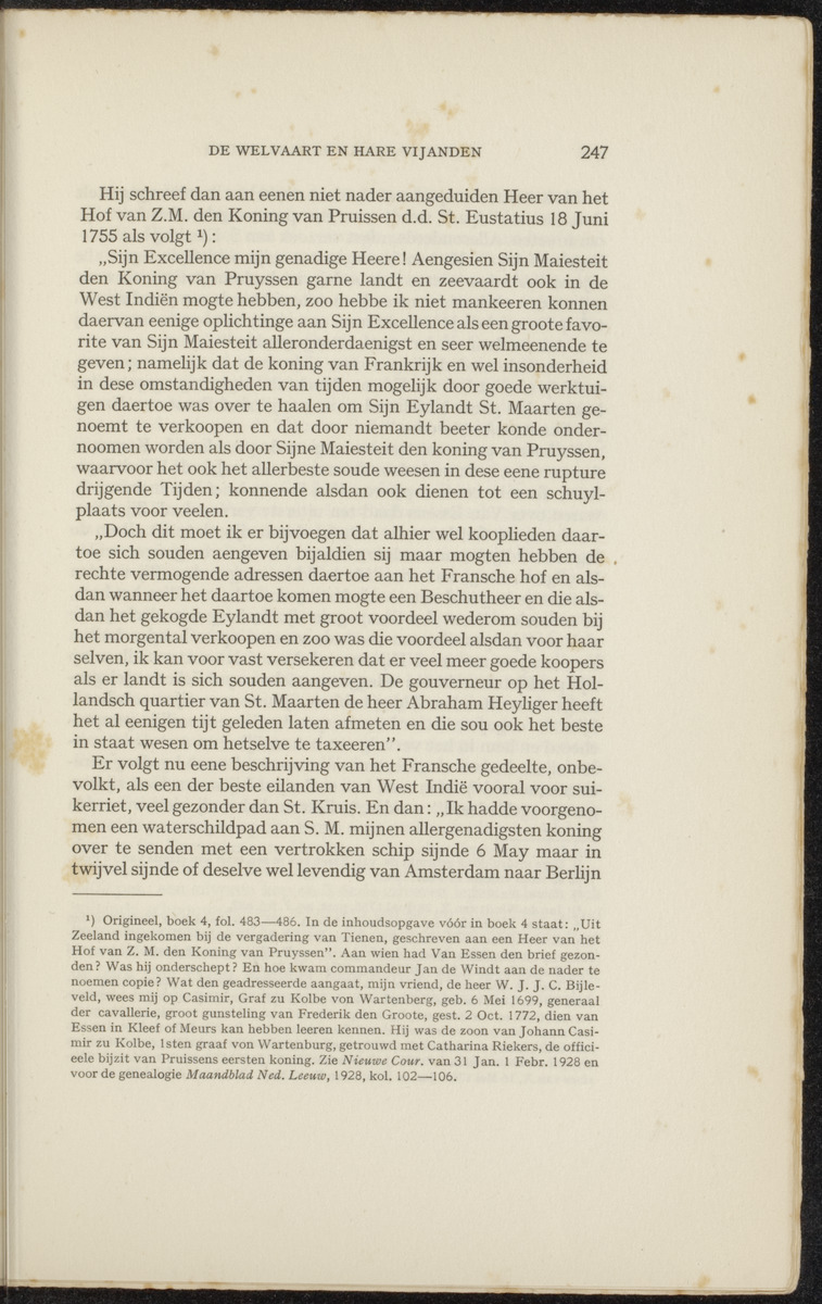 Geschiedenis van de Nederlandsche Bovenwindsche eilanden in de 18de eeuw - 