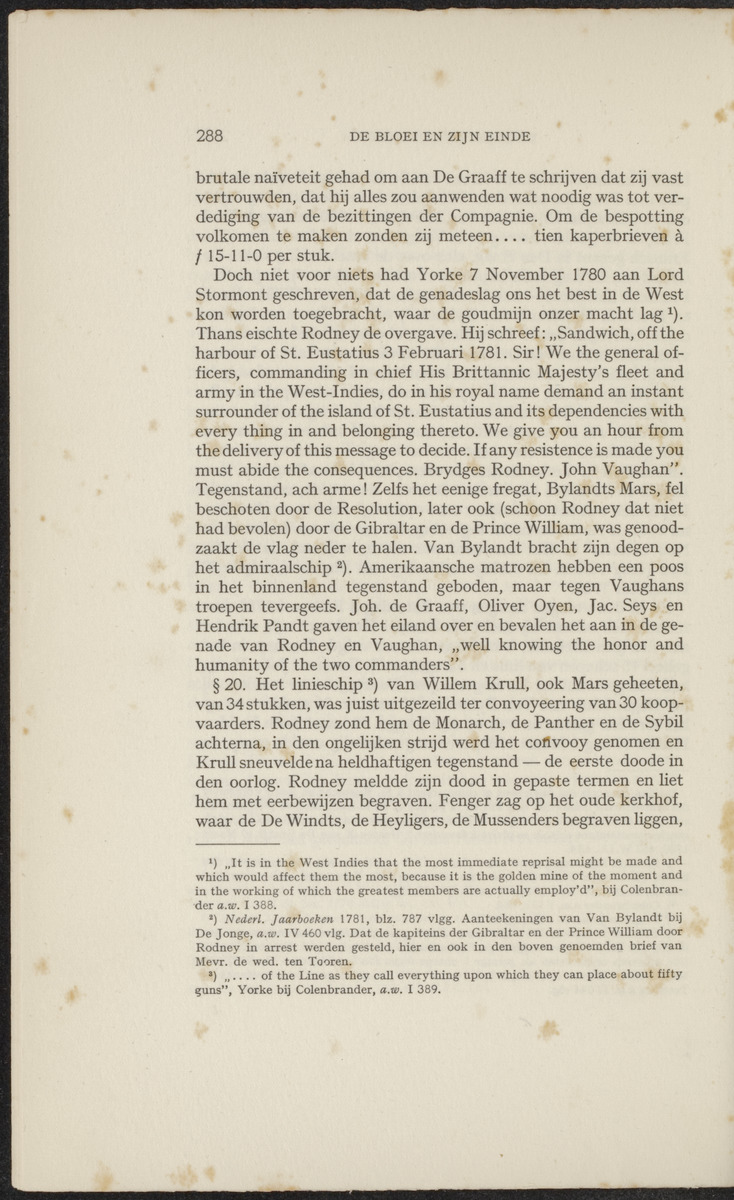 Geschiedenis van de Nederlandsche Bovenwindsche eilanden in de 18de eeuw - 