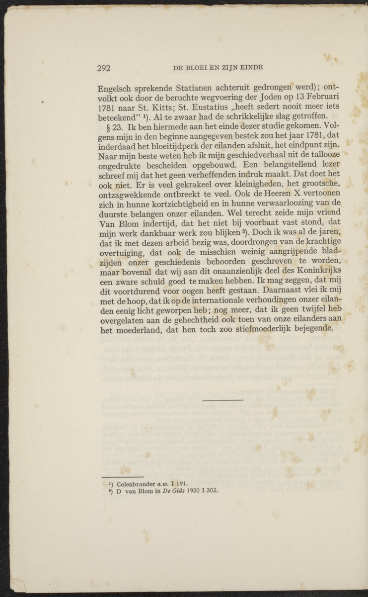 Geschiedenis van de Nederlandsche Bovenwindsche eilanden in de 18de eeuw - 