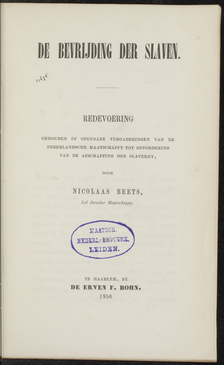 De bevrijding der slaven - 