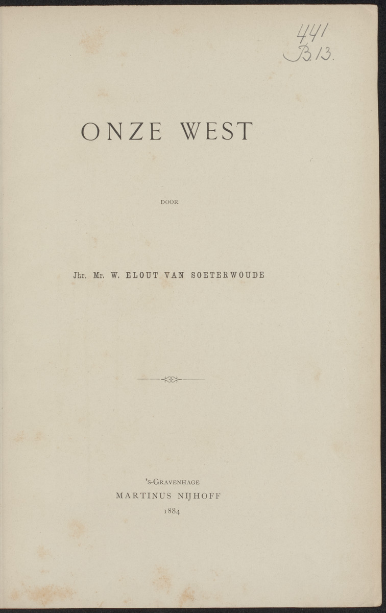 Onze West - 