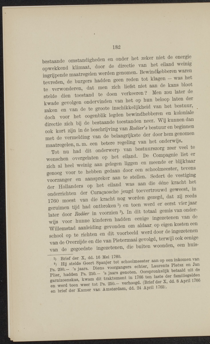 Documenten behoorende bij "De Nederlanders op de West-Indische eilanden" - 