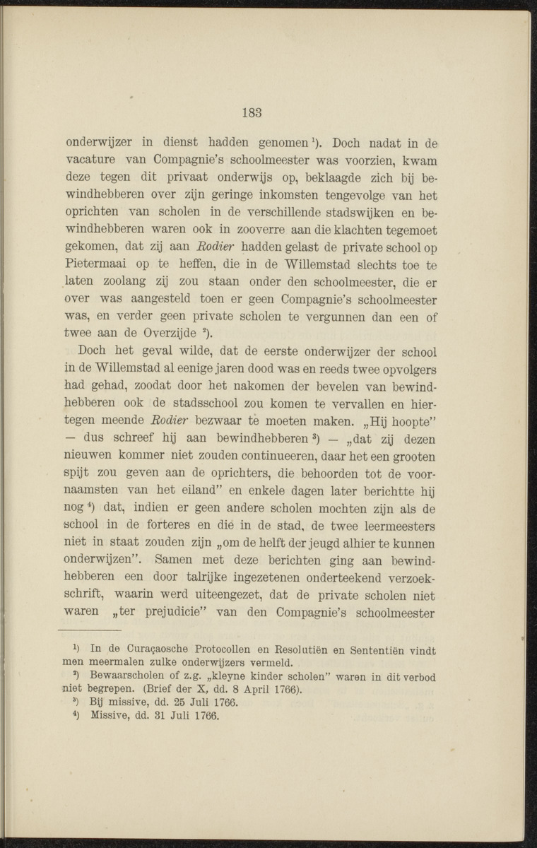 Documenten behoorende bij "De Nederlanders op de West-Indische eilanden" - 