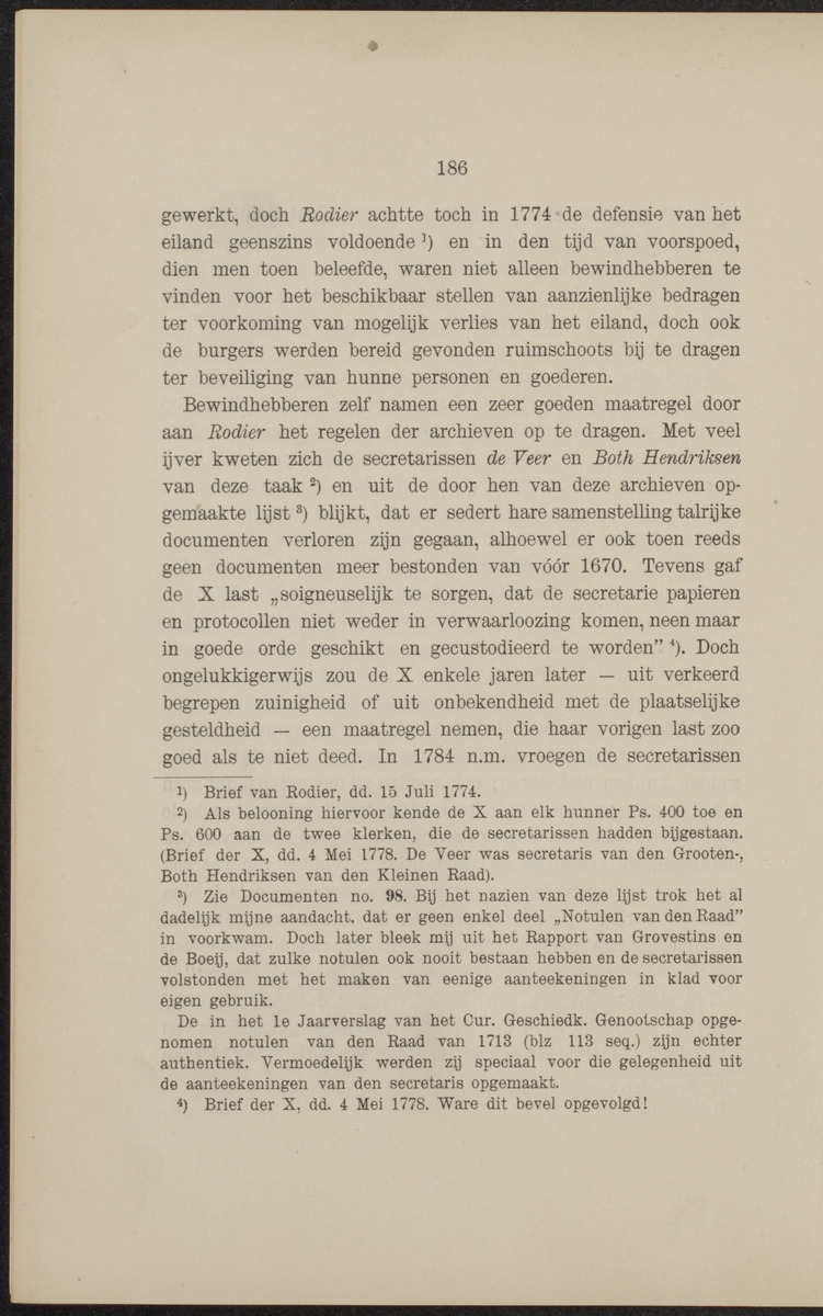 Documenten behoorende bij "De Nederlanders op de West-Indische eilanden" - 