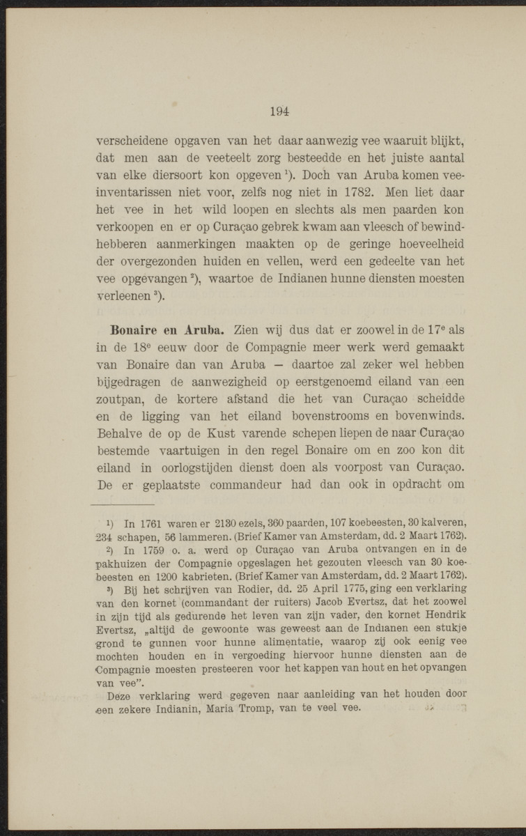 Documenten behoorende bij "De Nederlanders op de West-Indische eilanden" - 