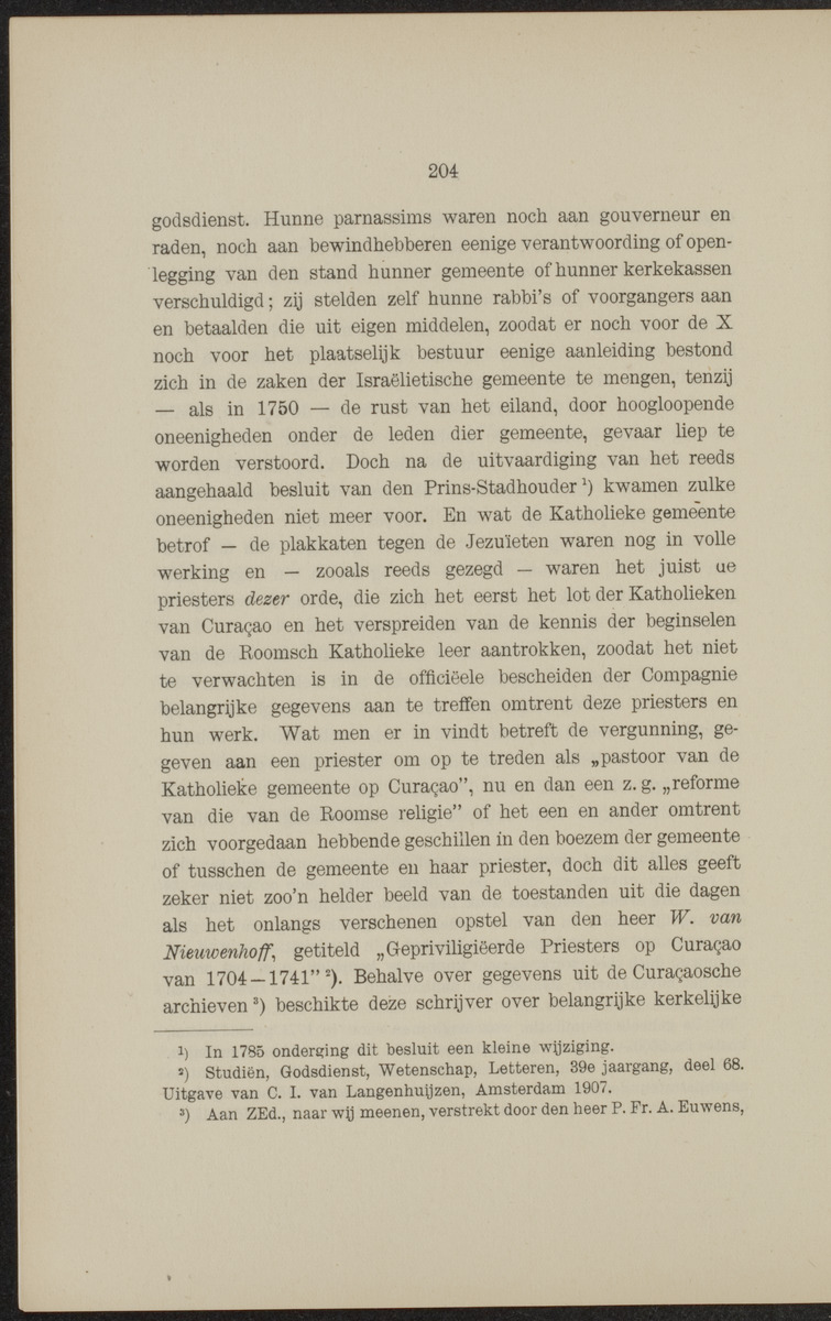 Documenten behoorende bij "De Nederlanders op de West-Indische eilanden" - 
