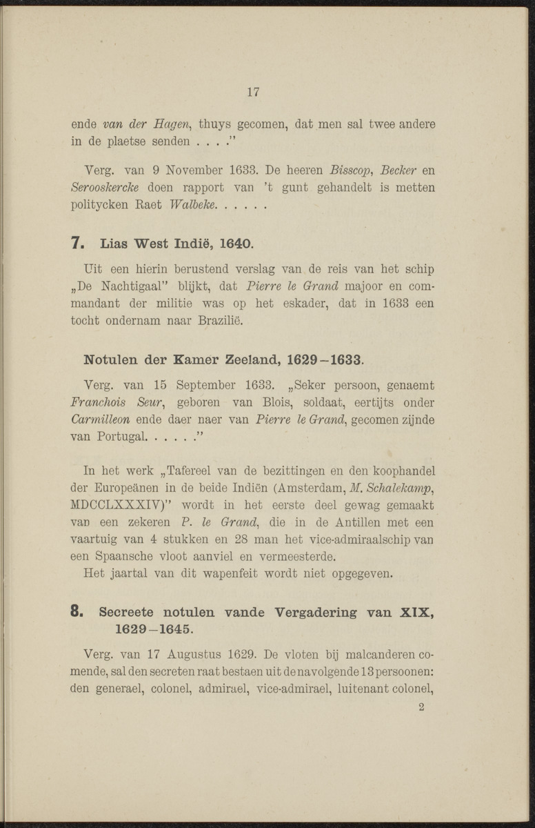 Documenten behoorende bij "De Nederlanders op de West-Indische eilanden" - 