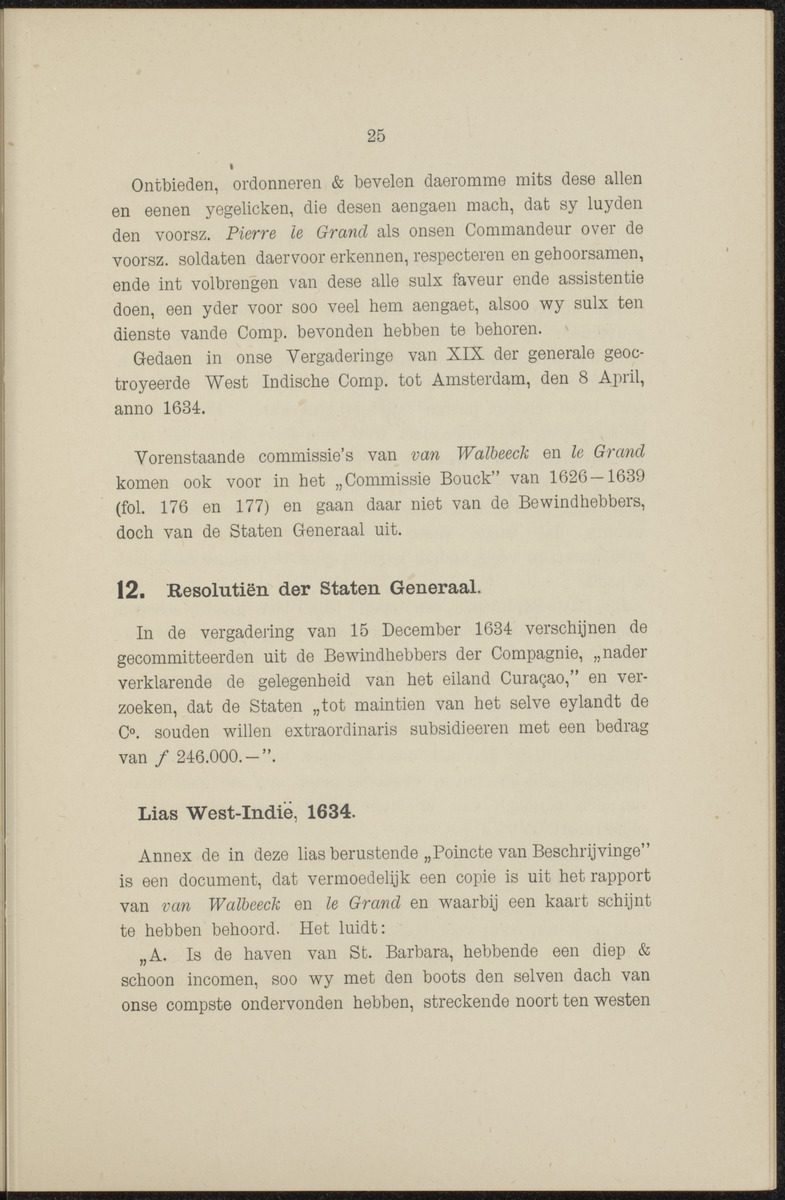 Documenten behoorende bij "De Nederlanders op de West-Indische eilanden" - 