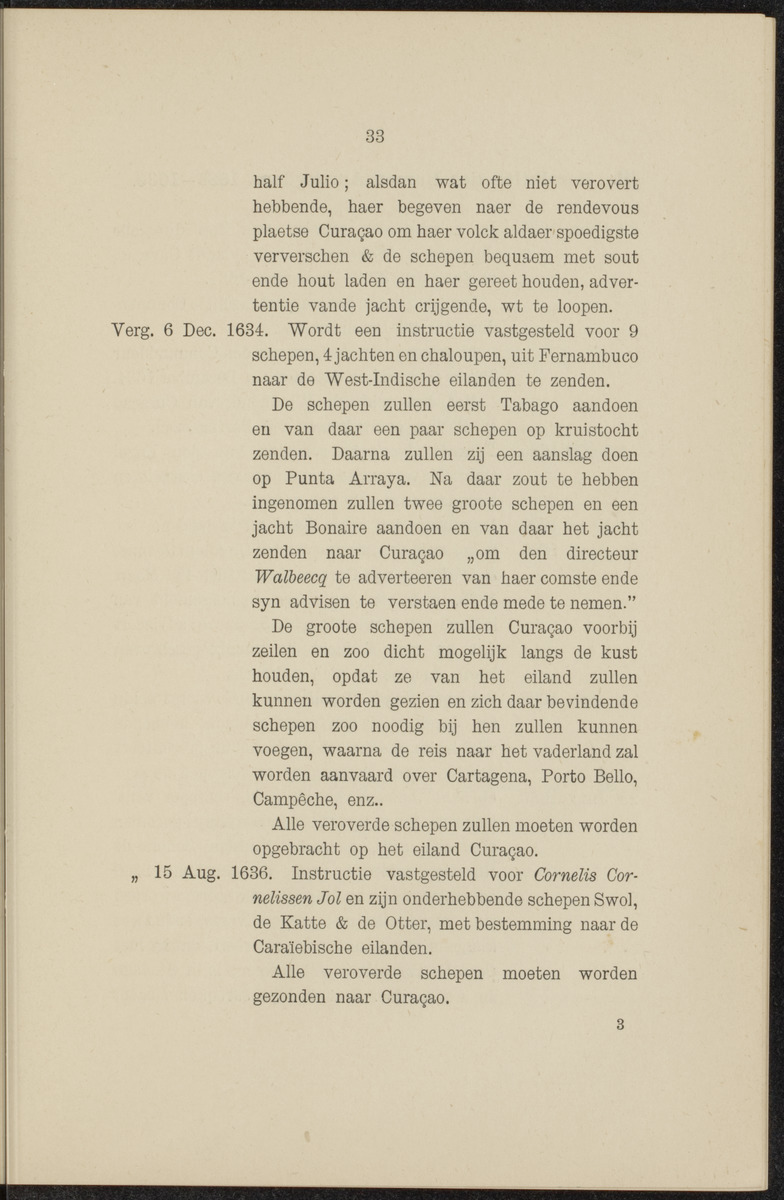 Documenten behoorende bij "De Nederlanders op de West-Indische eilanden" - 