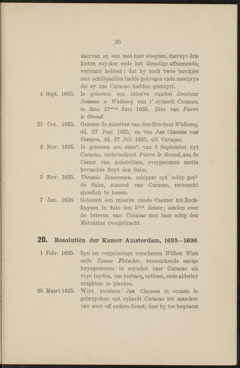 Documenten behoorende bij "De Nederlanders op de West-Indische eilanden" - 