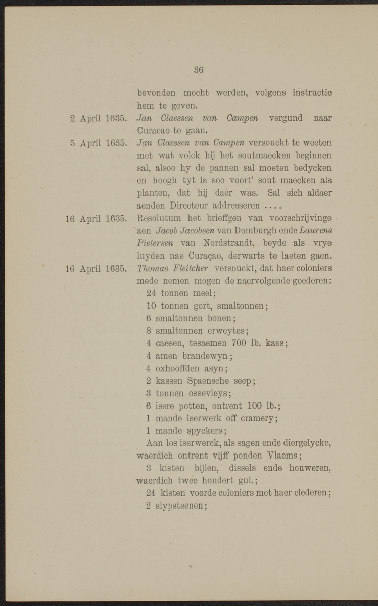 Documenten behoorende bij "De Nederlanders op de West-Indische eilanden" - 