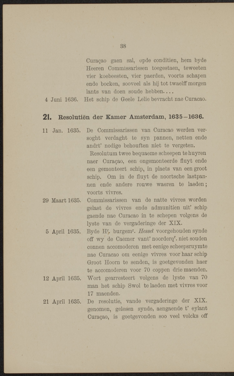 Documenten behoorende bij "De Nederlanders op de West-Indische eilanden" - 