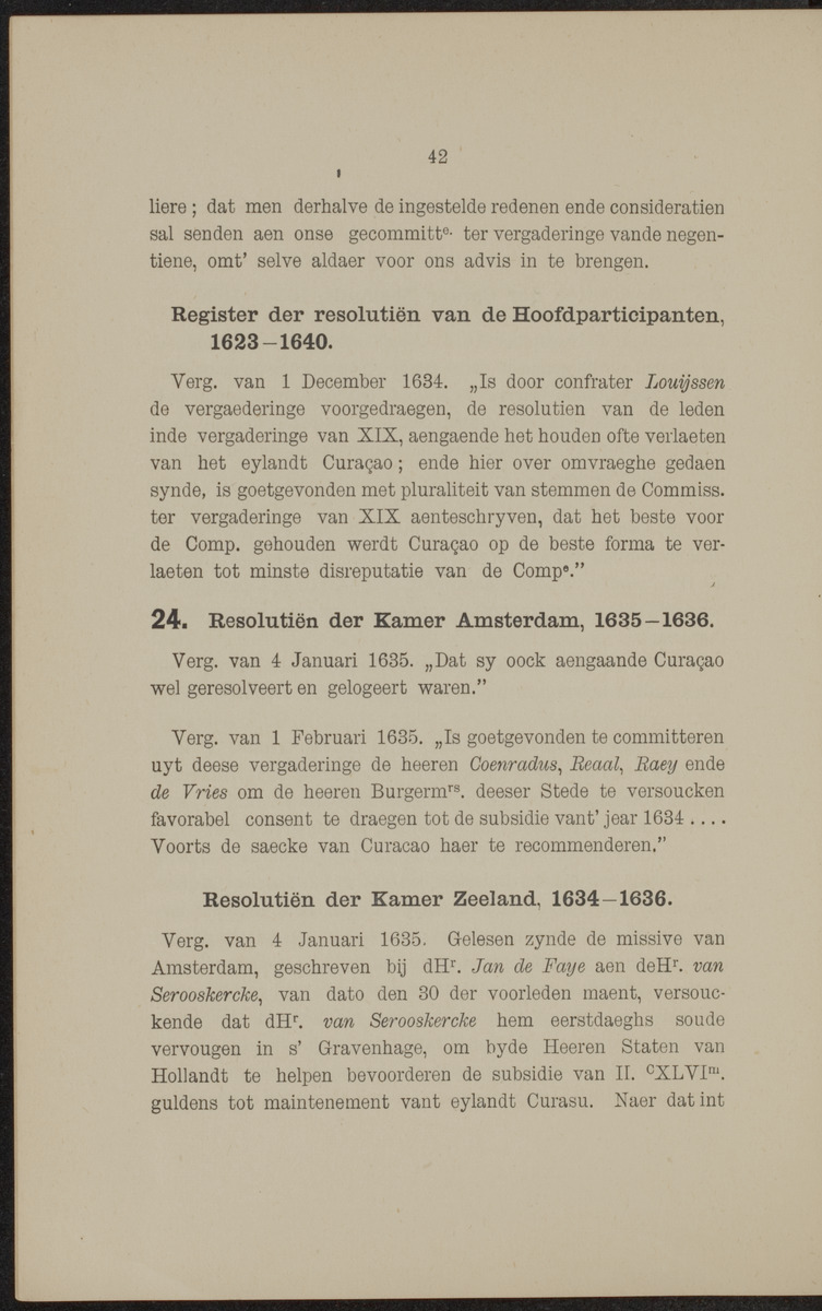 Documenten behoorende bij "De Nederlanders op de West-Indische eilanden" - 