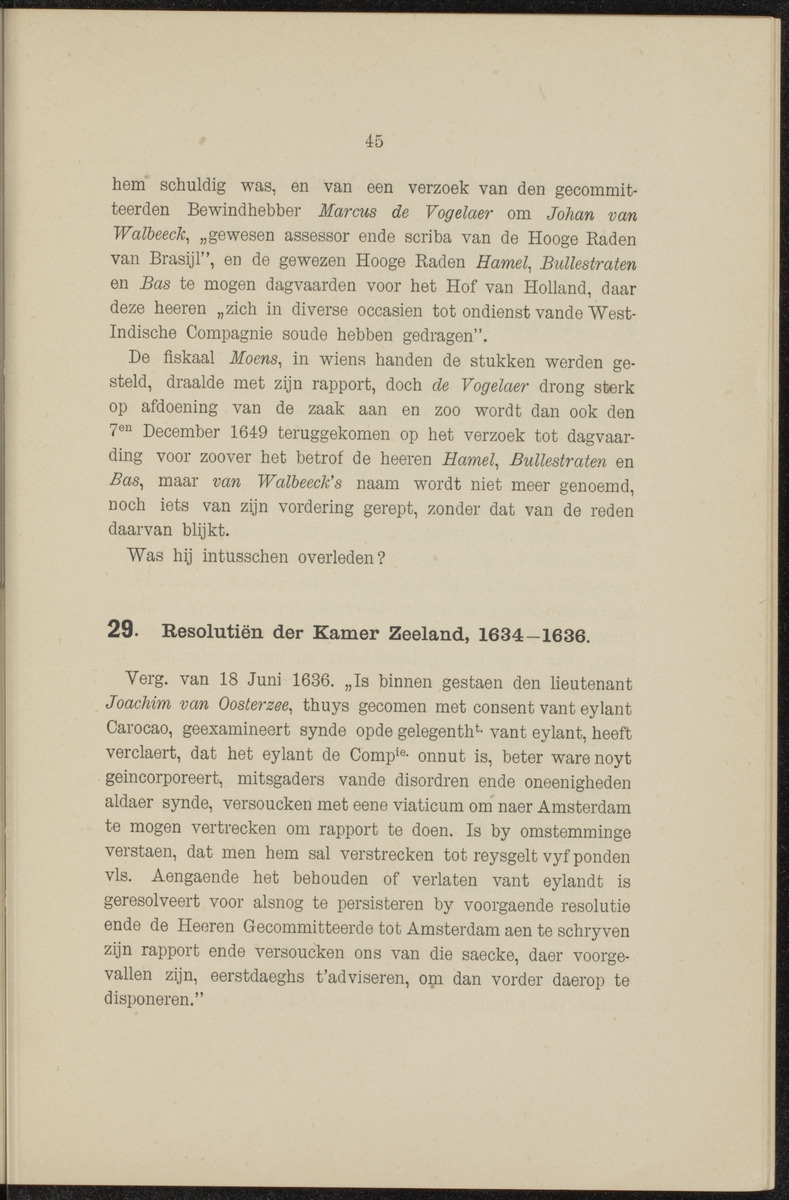 Documenten behoorende bij "De Nederlanders op de West-Indische eilanden" - 