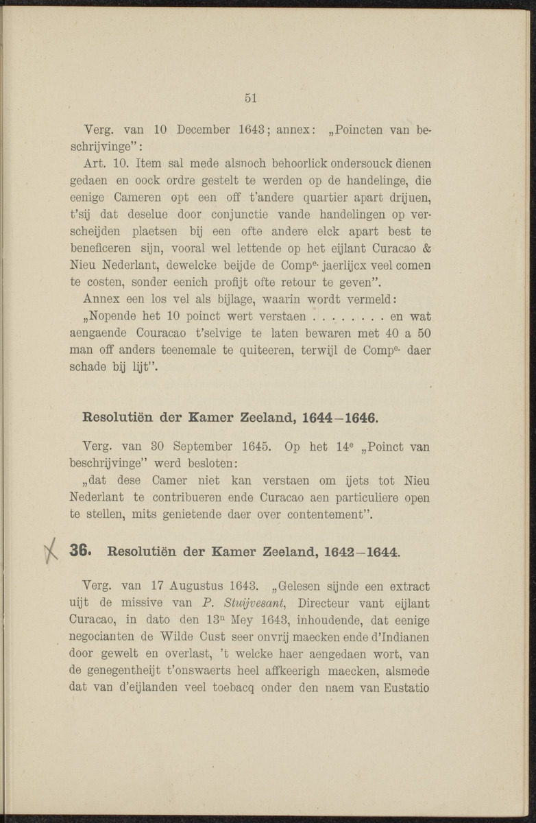Documenten behoorende bij "De Nederlanders op de West-Indische eilanden" - 