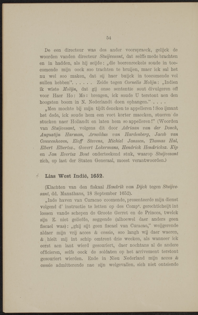 Documenten behoorende bij "De Nederlanders op de West-Indische eilanden" - 