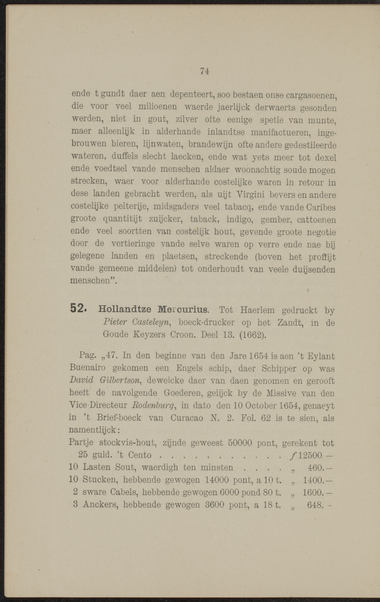 Documenten behoorende bij "De Nederlanders op de West-Indische eilanden" - 