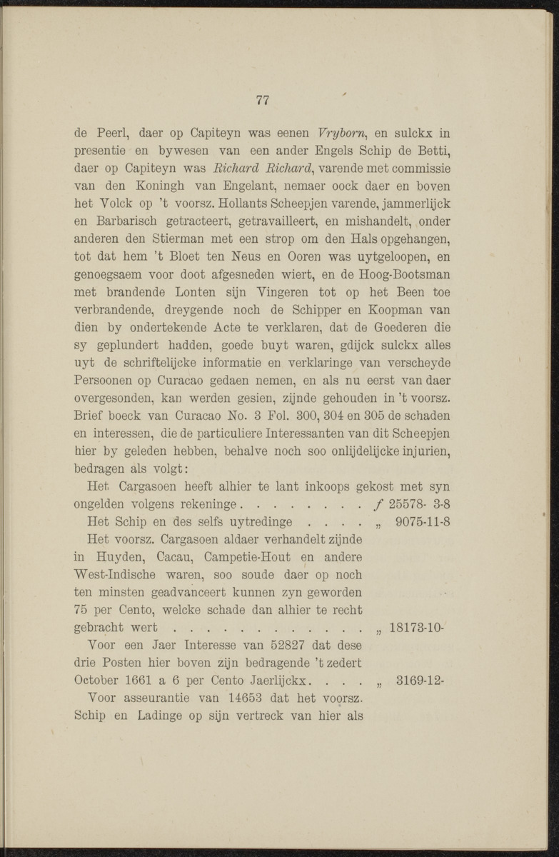 Documenten behoorende bij "De Nederlanders op de West-Indische eilanden" - 