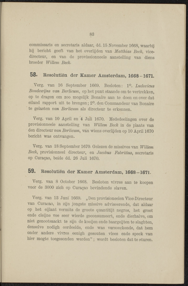 Documenten behoorende bij "De Nederlanders op de West-Indische eilanden" - 