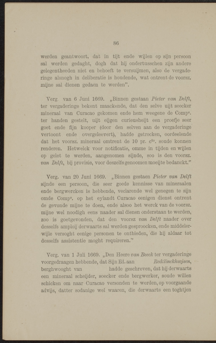 Documenten behoorende bij "De Nederlanders op de West-Indische eilanden" - 