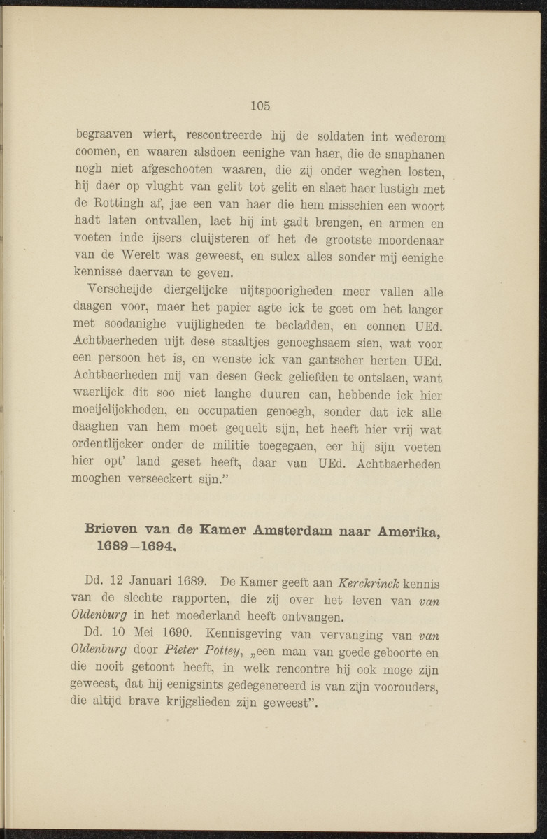 Documenten behoorende bij "De Nederlanders op de West-Indische eilanden" - 