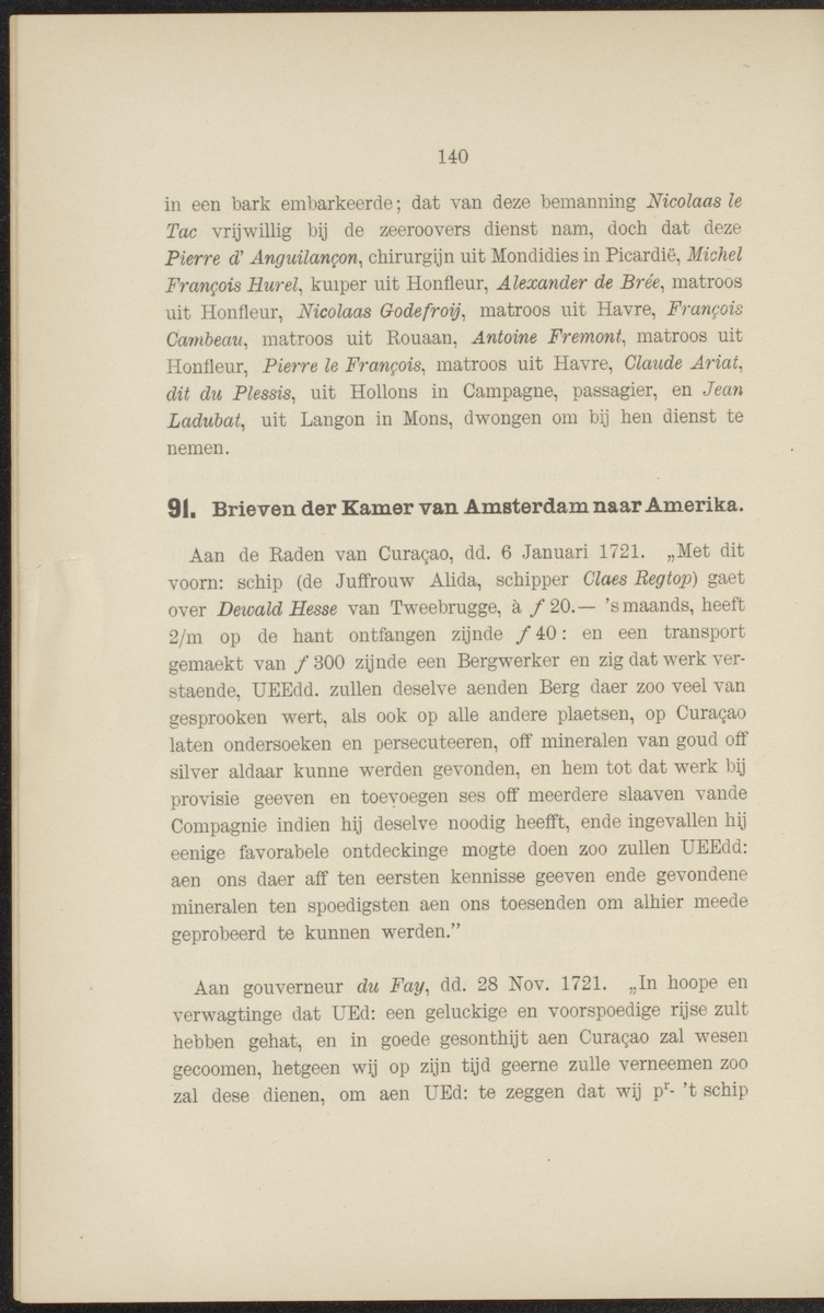 Documenten behoorende bij "De Nederlanders op de West-Indische eilanden" - 