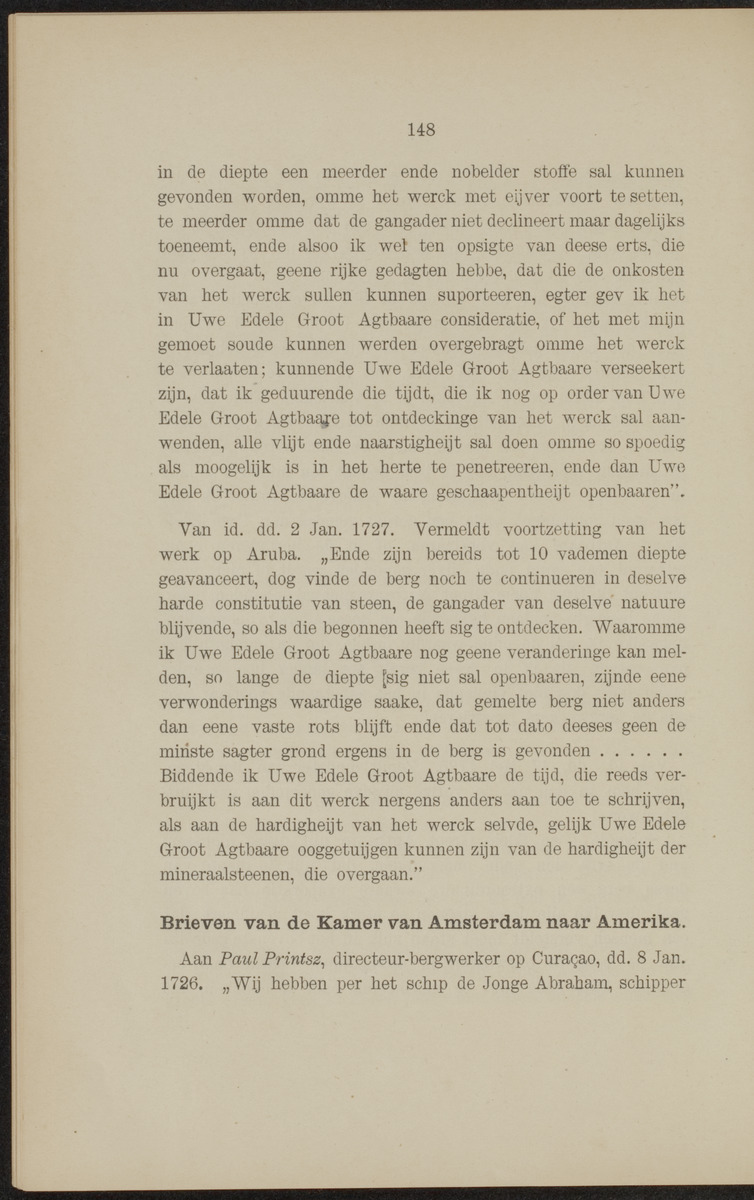 Documenten behoorende bij "De Nederlanders op de West-Indische eilanden" - 