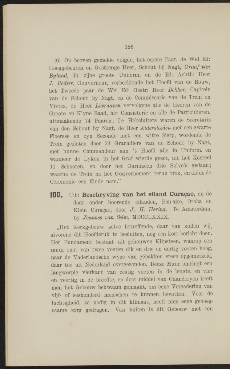Documenten behoorende bij "De Nederlanders op de West-Indische eilanden" - 