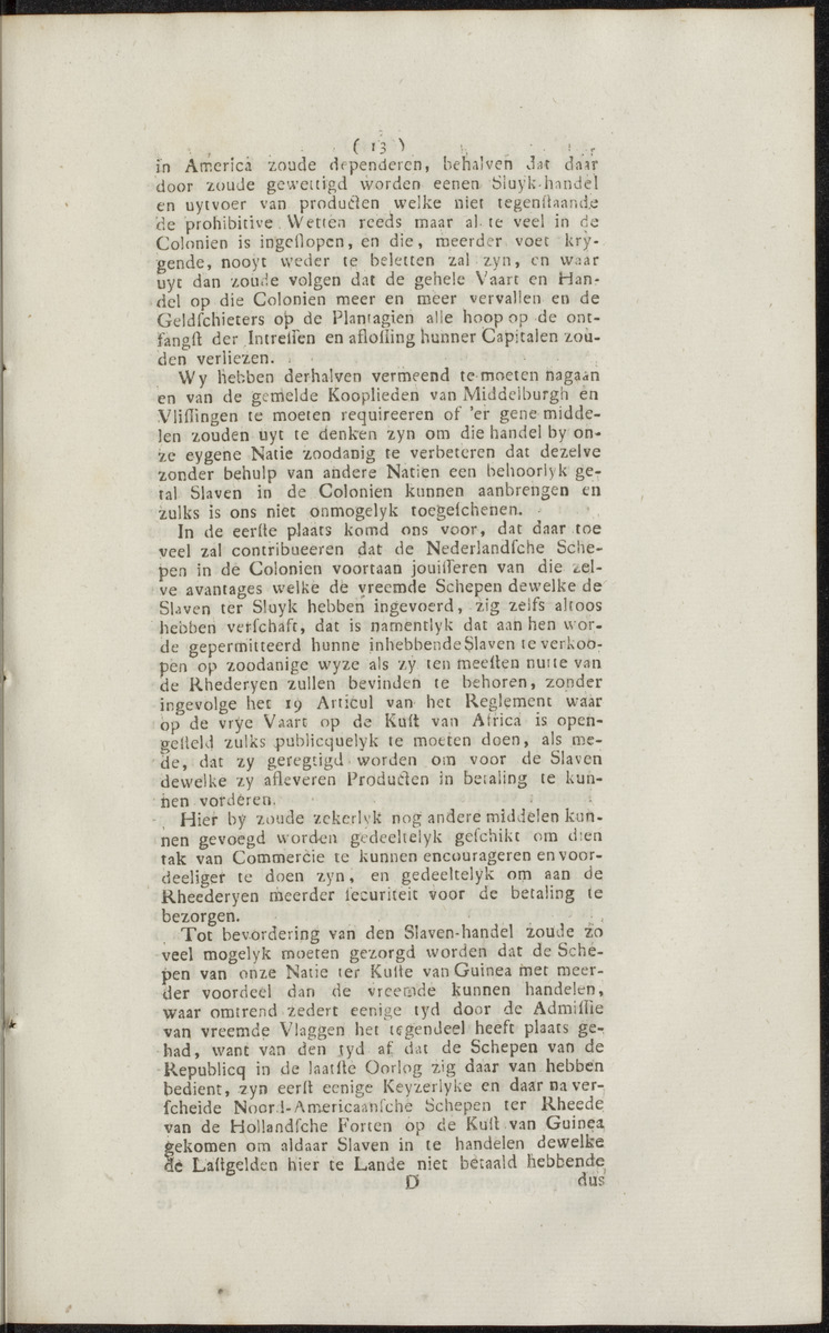 Extract uit het Register der Resolutien van de Hoog Mog. Heeren Staaten Generaal der Vereenigde Nederlanden - 