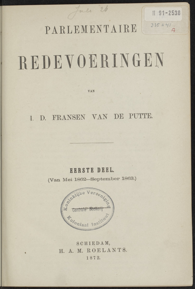 Parlementaire redevoeringen - 