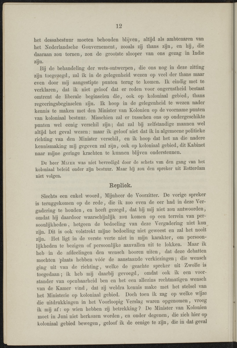 Parlementaire redevoeringen - 