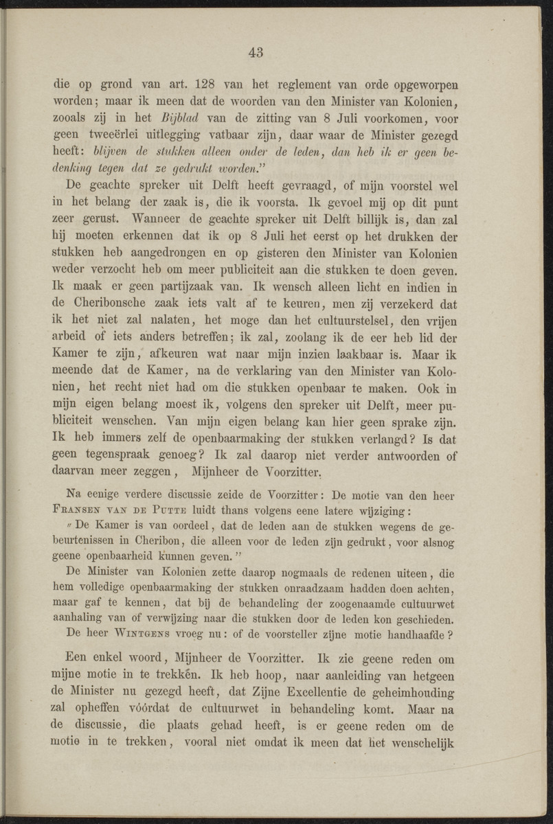 Parlementaire redevoeringen - 