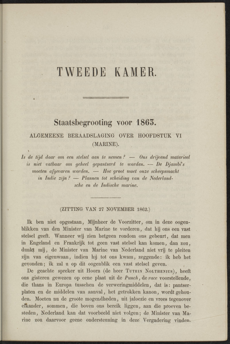 Parlementaire redevoeringen - 