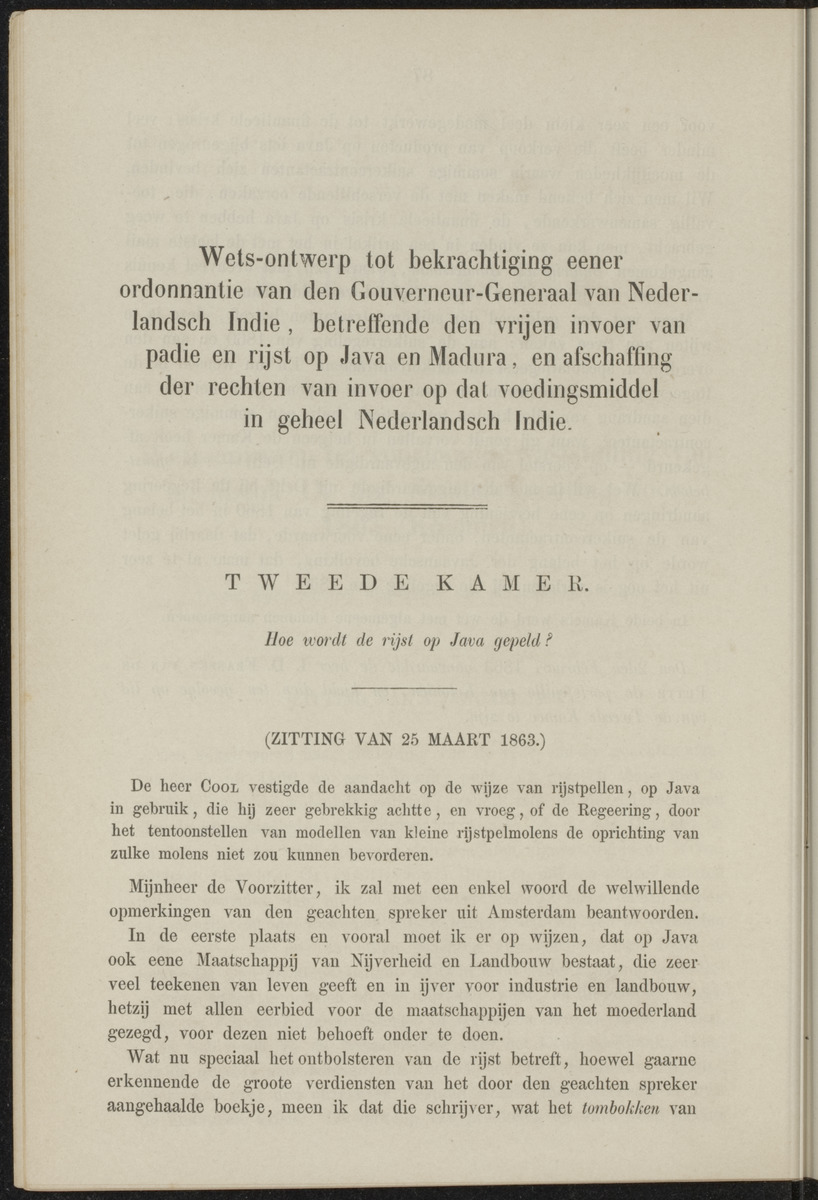 Parlementaire redevoeringen - 