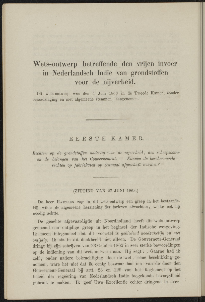 Parlementaire redevoeringen - 