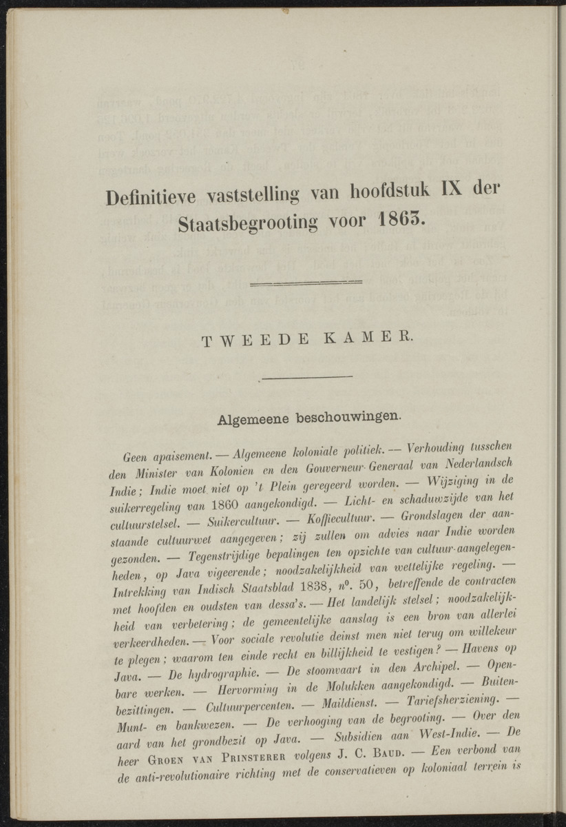 Parlementaire redevoeringen - 